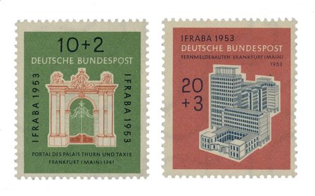 Tyskland 1953 - MICHEL 171-172 - Postfrisk