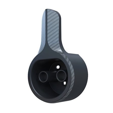 Type 2 Ladekabelholder til Elbiler - Vægmonteringsbeslag med Støtte til Stik