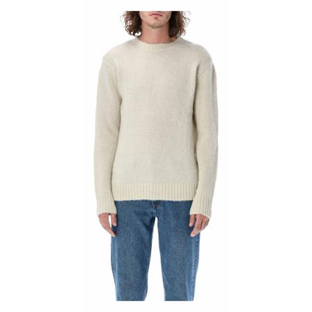 Aspesi, Round-neck Knitwear Beige, Heren, Maat:L