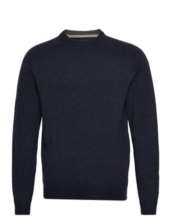 Onsedward Reg 7 Wool Crew Knit Neulepaita Pyöreä Kaula-aukko Navy ONLY & SONS