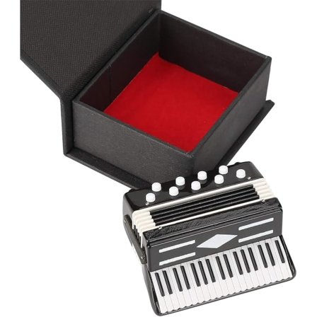 Galaxy Samlerobjekt Stående Lille Harmonika Model Musikinstrument Dekoration Gave Boligindretning