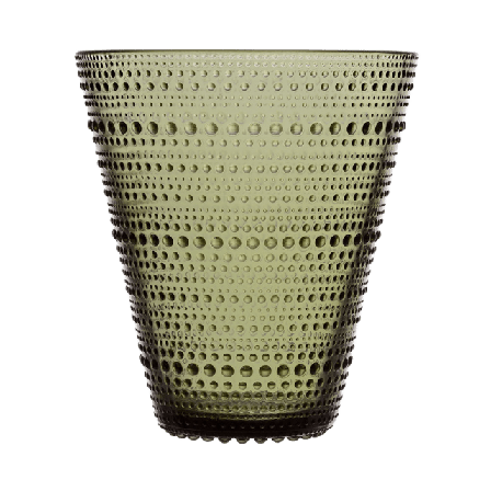 Iittala Vas Kastehelmi, 15,4 cm Dekoration Grön 154 MM