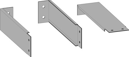 MP bolagen 853E2 Festejern til 19" stativ, hvit 270 mm, Datamaskin & surfing