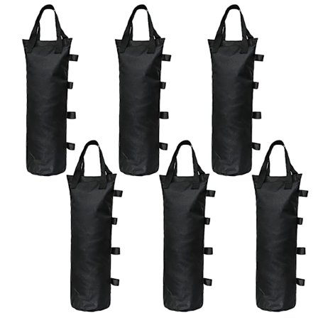 6 stk fylte sandsekker, 600D Oxford tykk sandsekkvekt, Pop Up Gazebo Tent Parasol Sandsekker