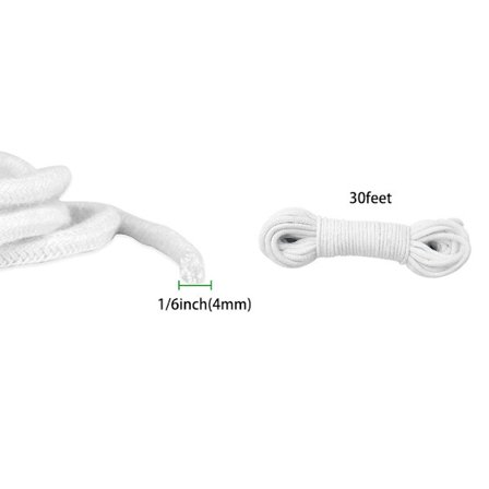 Automatisk bevattningsrep av bomull för växter, automatisk bevattningsanordning, automatisk bevattningsrep för plantor