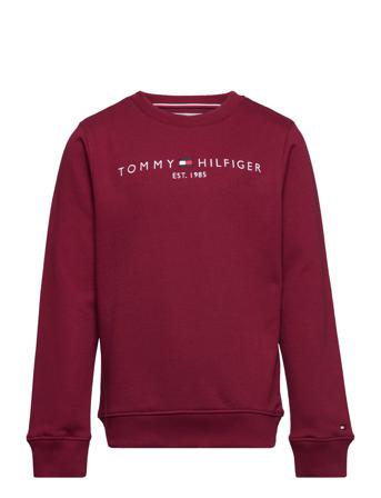 Essential Sweatshirt Svetari Collegepaita Punainen Tommy Hilfiger