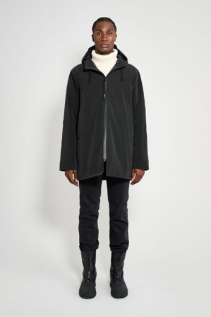 Stockholm Matte Winter Coat Black