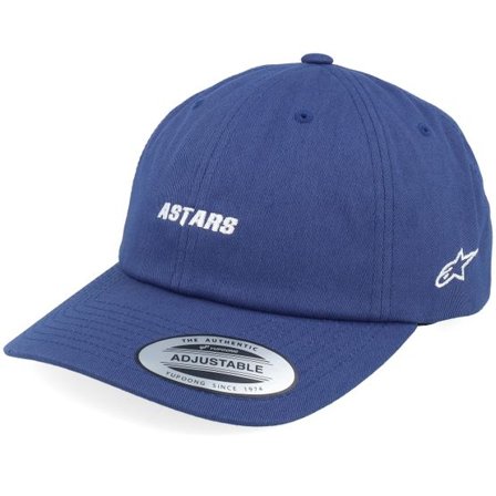 Alpinestars - Blå unconstructed Keps - Deduce Strapback Hat Blue Dad Cap @ Hatstore