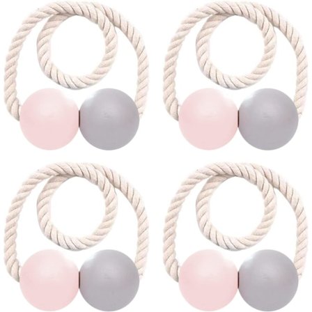 4 kpl Verhotangot Puuta Verhojen Pidikkeet Verhojen Kiinnikkeet Kotiin, Yliopiston Asuntolaan, Toimistoon, Hotellin Ikkunan Koristeeksi