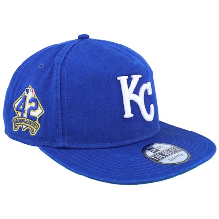 New Era - MLB Ble snapback Czapka Z Daszkiem - Kansas City Royals MLB Jackie Robinson Day Golfer Royal Snapback @ Hatstore