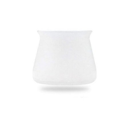 20 stk. Beskyttelsesdutter til Stole- og Bordben/Dæksler til Fodben Gummiunderlag Transparent Rund