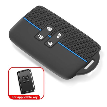 Silikoninen auton avaimen suojus Renault Captur Koleos Kadjar Arkana Megane Dacia Duster Sandero Stepway älykkäälle kauko-ohjaimen 