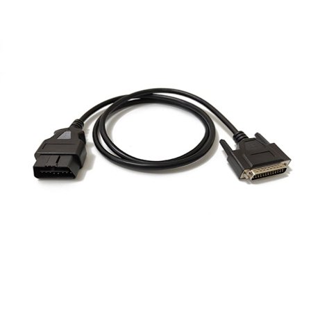 OBDII OBD2 diagnostisk kabelhärva 1.5M OBD16P hane till DB25P hane 16-stifts 8-kärnig förlängningskabel