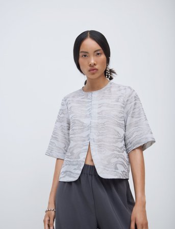 Vila Visultan 2/4 Top - Grey - 44