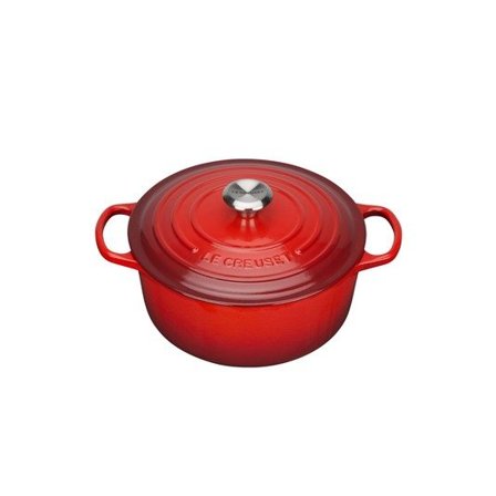 Le Creuset Støpejernsgryte Rund 26cm/5,3L Signature Cerise