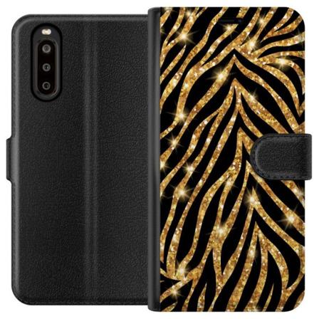 Sony Xperia 10 II Lommeboketui Gull & Glitter