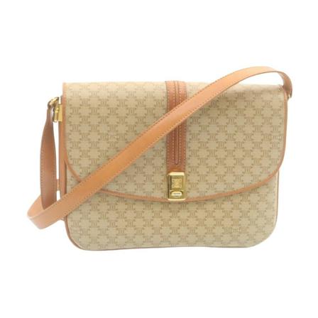 Celine Vintage, Cross Body Bags Beige, Dames, Maat:ONE Size