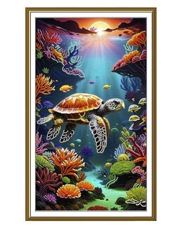 Pärlbroderi På havsbotten