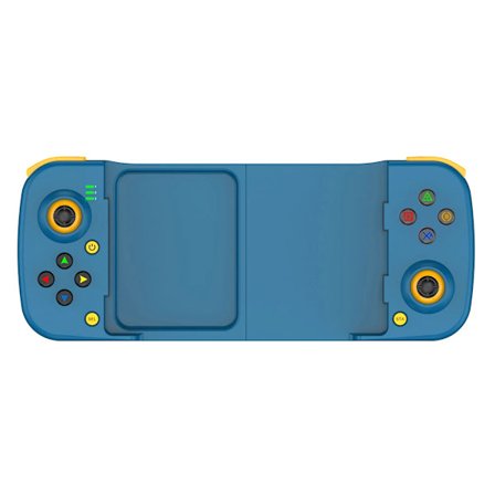 Sininen D3 3D Mobiilipeliohjain Bluetooth 5.0 Joystick Yhteensopiva iPhone/iOS/Android-laitteiden kanssa PUBG:lle, Laajennettava Peliohjain 