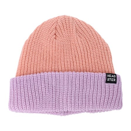 Headster - Roze cuff Beanie - Tandem Beanie Ultraviolet Cuff @ Hatstore