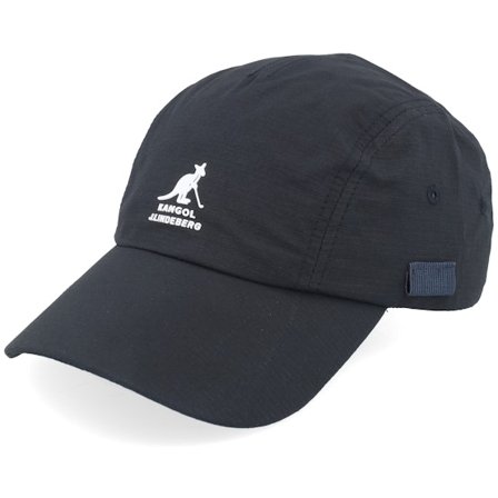 Kangol - Hudson Golf Lovers Cap Black 5-Panel 5panel Black Cap - @ Hatstore