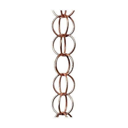 Teräslehti Sadekettinki Puutarhalahja Äidille, Rännit, Sadevesikouru Adapterilla, Paksu