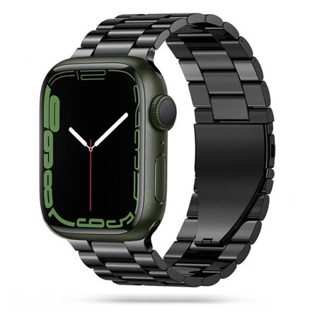 Tech-Protect musta ruostumaton rannekoru Apple Watch 4/5/6/7/8/9/SE/Ultra 1/2 (42/44/45/49 mm)
