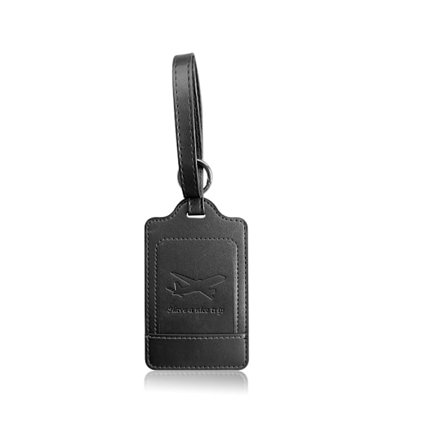 Svart Resväska Tag Resväska Bagage Tagg, Flygresor, PU Läder