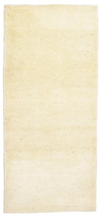 91X198 Tapis Gabbeh Persan Fine Moderne Jaune/Beige (Laine, Perse) Carpetvista