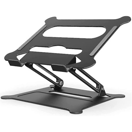 Laptop Stativ, Justerbar Laptop Stativ, Bærbar Foldbar Desktop Laptop Stativ, Laptop Computer Stativ Kompatibel Med 10 Til 17 Tommer Pc