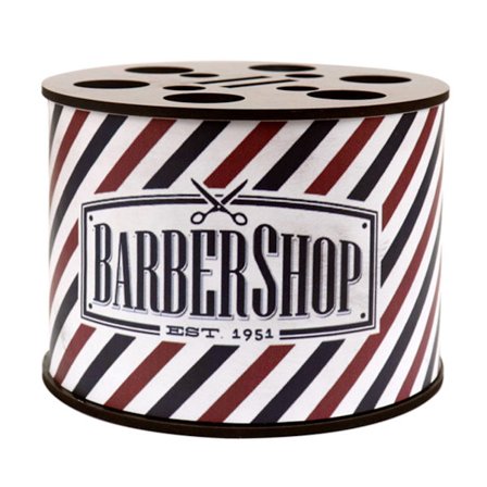 Saxhållare Frisör Förvaringslåda Frisörkammar Clips Desktop för Cas