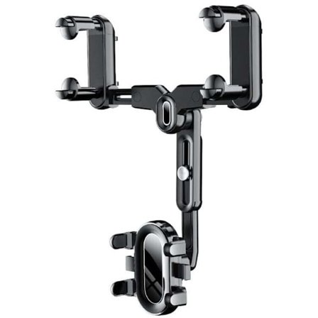 Bil Bakspejl Telefonholder 360 Roterende Navigationsbeslag til Bil