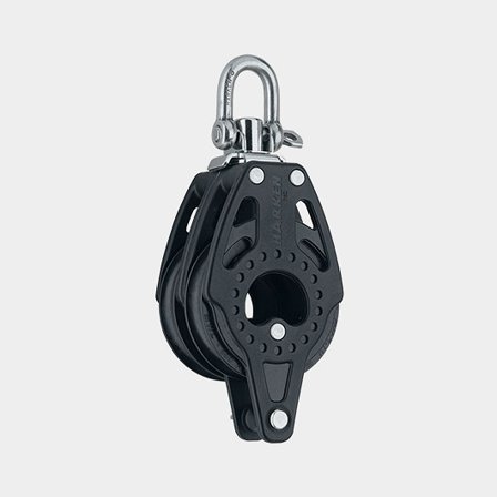 Harken 75mm Double Block - Swivel, Becket (2663)