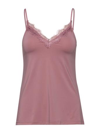 Strap Top T-shirts & Tops Sleeveless Rosa Rosemunde