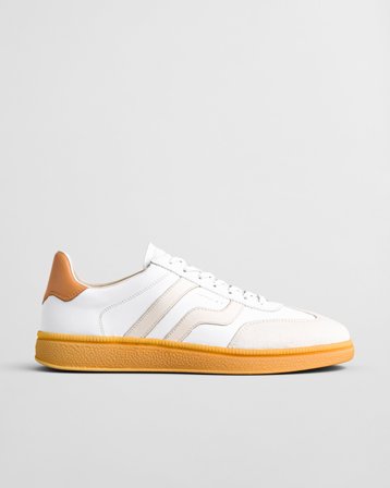 GANT Herren Cuzmo Sneaker aus Leder (44) Weiß