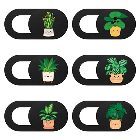 Webcam-skydd [6 st], Webcam-skydd, Webcam-skydd, Kamera-webcamskydd, för surfplatta, dator, smartphone