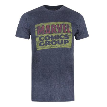 Marvel Mens Comics Group T-shirt M Marinblå Heather