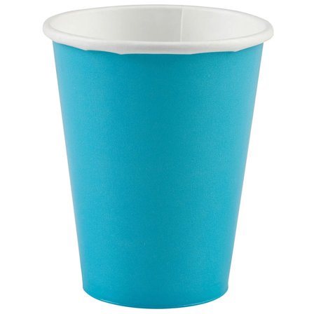 Pappersmuggar Karibisk Blå 25 cl 8-pack