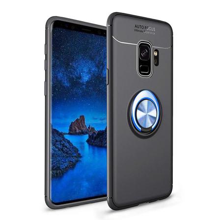 Samsung Galaxy S9 - Ring Skal - Svart/blå Svart/blå