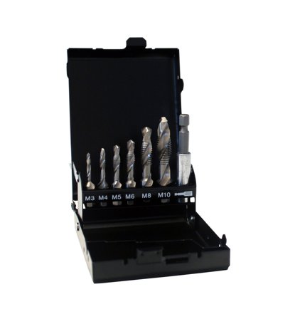 Ironside 200846 Gängtapps- och borrsats 1/4", Borra & mejsla