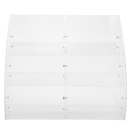 Gjennomsiktig akryl displayboks oppbevaringsboks sminkeorganisator kosmetikkdisplay