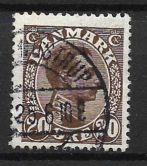 Danmark 1921 - AFA 125x - Stemplet