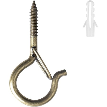 Q-Hænger 22-pak skruekroge med sikkerhedsspænde til nytårsaften