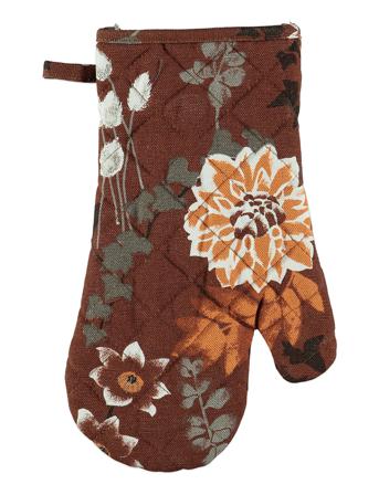 Oven Glove Autumn Garden Home Textiles Kitchen Textiles Oven Mitts & Gloves Multi/mønstret Noble House