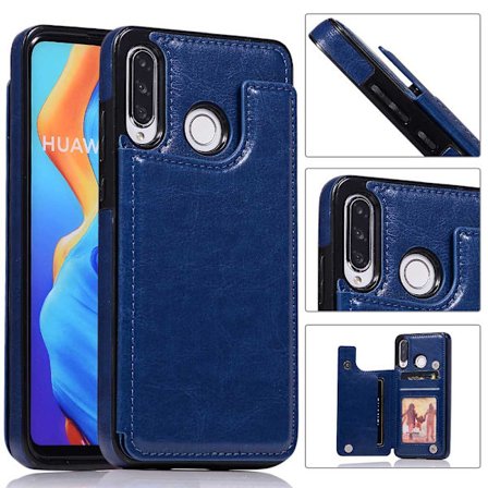 Smart Stilsäkert Skal med Korthållare - Huawei P30 Lite