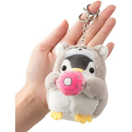 Kreativt sødt rollespil cross-dressing pingvin baby design vedhæng nøglering nøglering