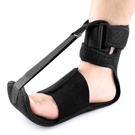 Plantar Fasciitis Natskinne Dropfodsortose, Justerbar Plantar Fasciitis Skinne til Lindring af Plantar Fasciitis