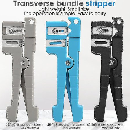 Fiberoptisk avskalare 45-162 45-163 45-165 Koaxialkabelavskalare Optisk kabelskärare Trådavskalare