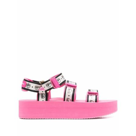 Chiara Ferragni Collection Chiara Ferragni Sandalen Pink , Roze , Dames , Maat: 38 EU