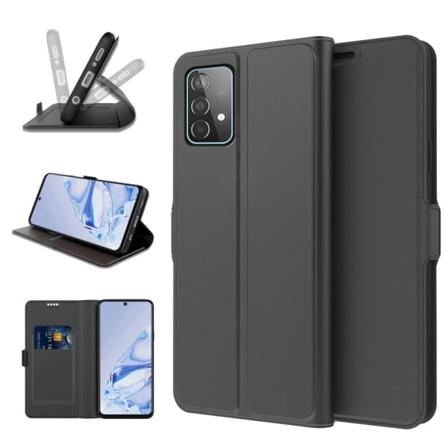 Samsung A52 4G / 5G Flip Case Skin Pro V2 korttilokerolla Black